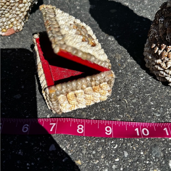 Vintage Shell Animal / cheat Figurines Set - Picture 5 of 8